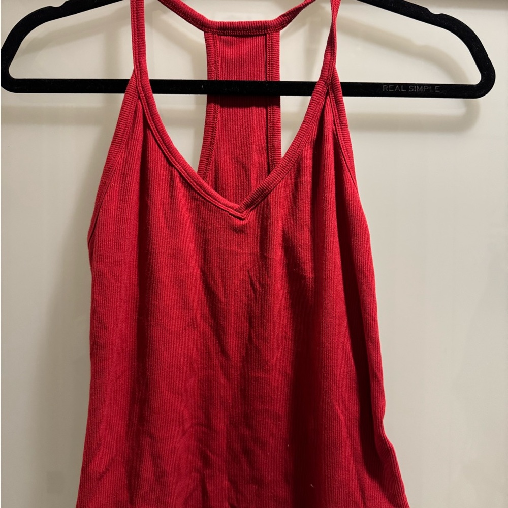 Simple Red Tank Top